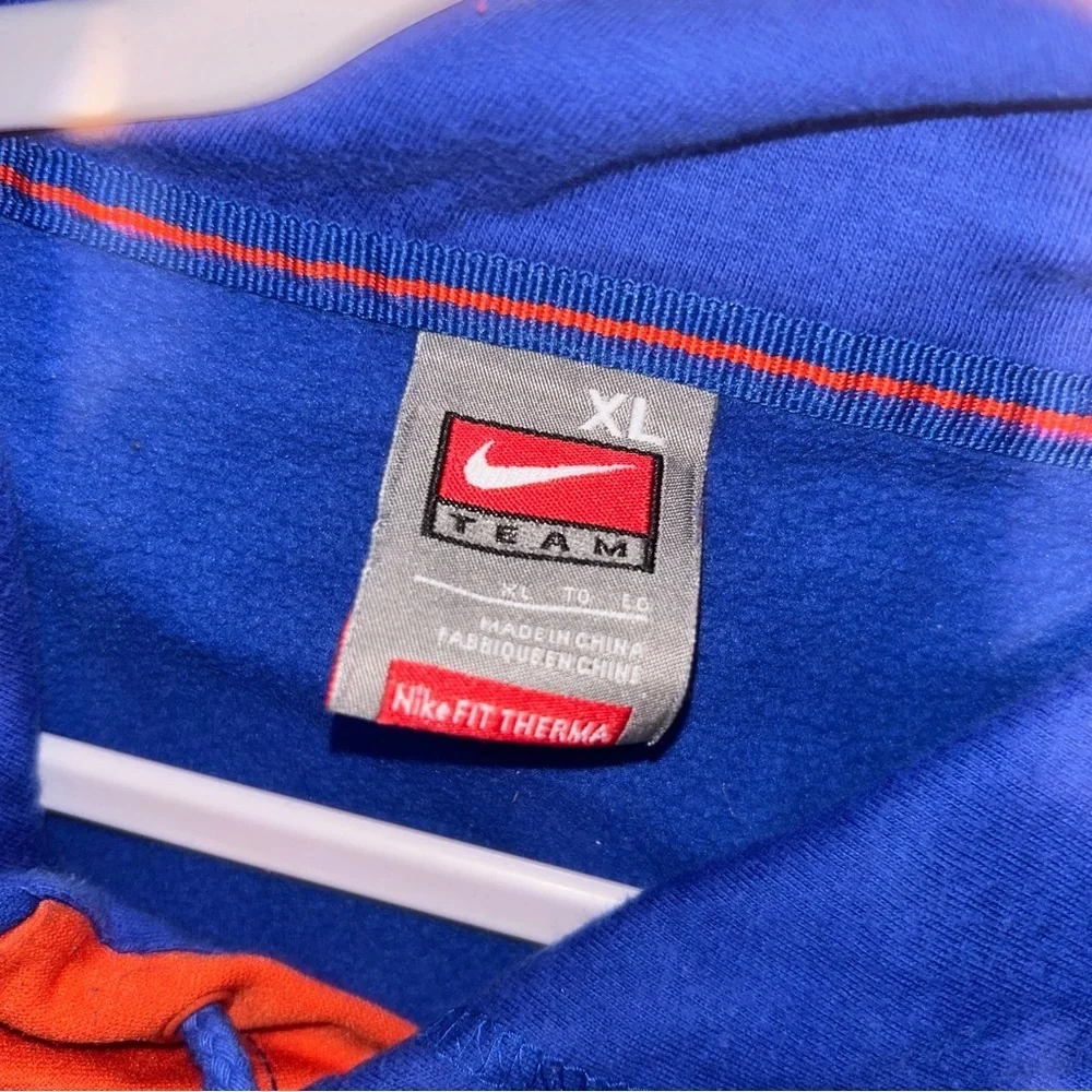 Men Nike University of Florida UF Gators hoody hoodie size XL blue/orange